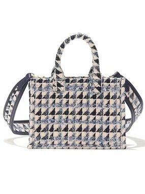 Madeline Love Do Everything in Love       Tweed navy and cream Crossbody Bag